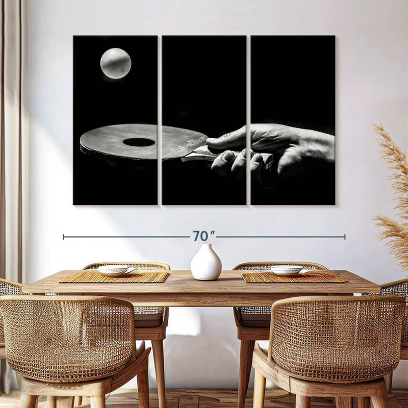 Sireci Ping Pong Practice, 42" H x 65" W