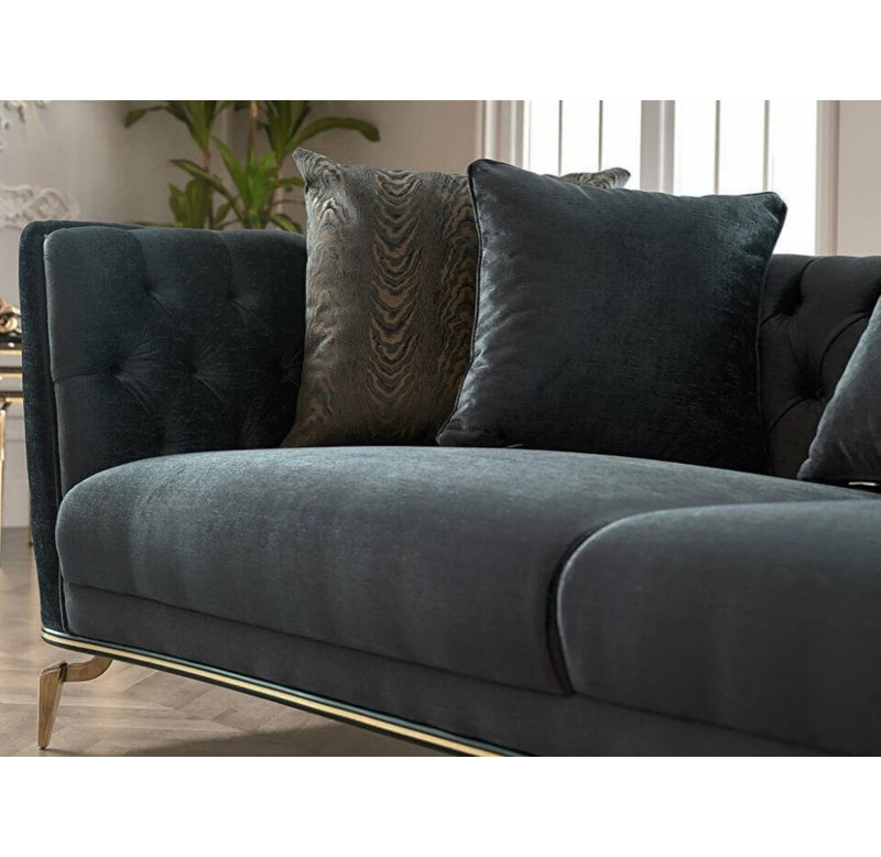 Deux fauteuils et deux chaises d'appoint Pavilion, Vert
