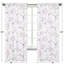 Paire de rideaux semi-transparents avec passe-tringle Watercolor-48499341