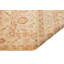 Jylène Oushak tissé à la main beige et rouge à motif floral oriental 100% laine