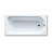 Saniform Plus 66.93'' x 27.56'' Soaking Porcelain Enameled Steel Bathtub