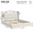 3-Piece Bedroom Sets, Velvet Upholstered Bed With LED Headboard, 2  Nightstands-1628808112