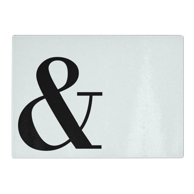 And Typography Chopping Board