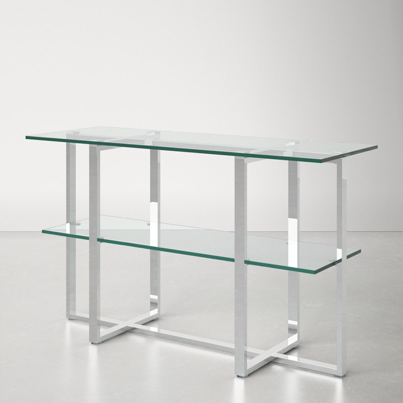 Dern Glass 50" Wide Console Table