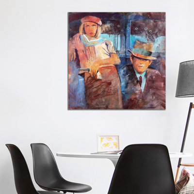 Bonnie And Clyde by Bill Drysdale - Wrapped Canvas Print