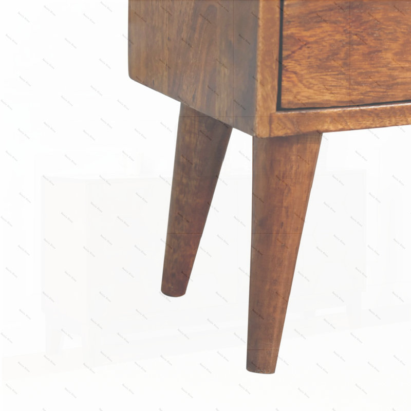 Table de chevet Hotwells, Châtaignier