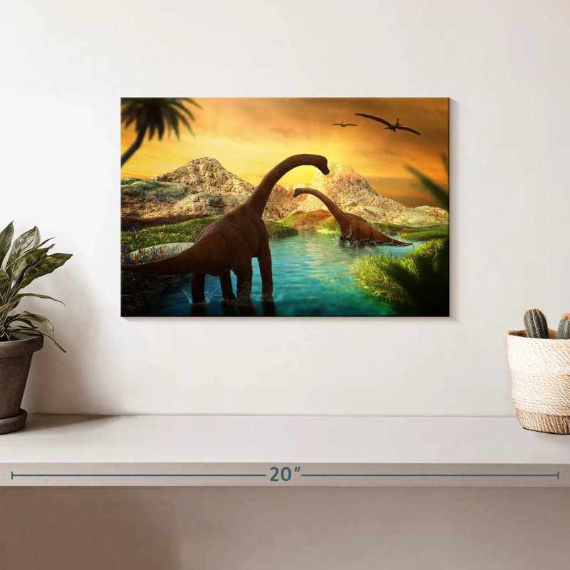 Brampt Sauropods, 8" H x 12" W