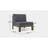 Brava X-Back 3 Seater Outdoor Sectional Sofa Set