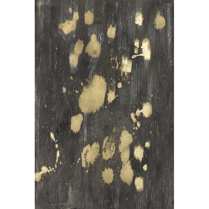 Celestial Downpour by Lori Arbel - Painting Print, 30cm H x 20cm W, Black Floater Framed