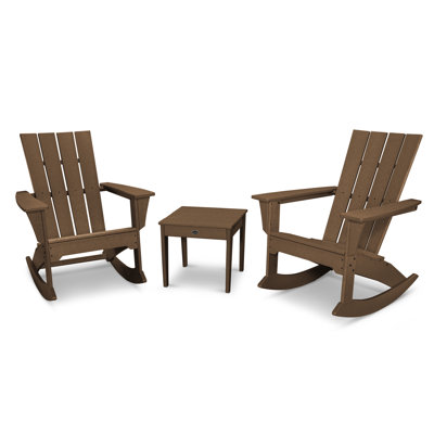 POLYWOOD Quattro 3-Piece Rocker Set