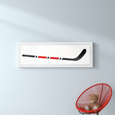 Flensburg Stripe Hockey Stick Framed Print