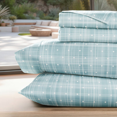 Ensemble de draps en microfibre à motif de pois Becky Cameron™