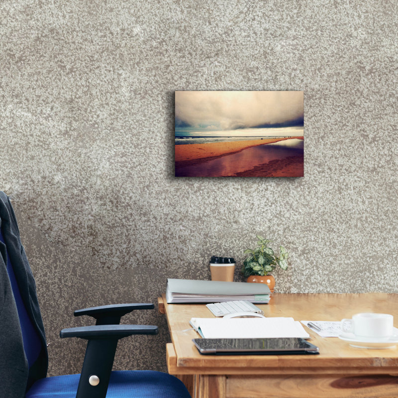«Seascape» par Dirk Wustenhagen, art mural sur toile, H 12 po x l 18 po x P 0,75 po