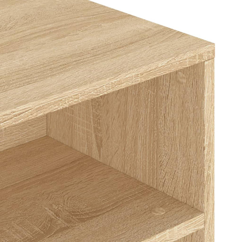 Aveah Frame Coffee Table with Storage, Sonoma Oak