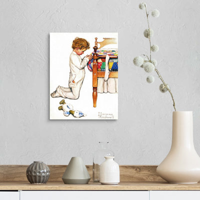«A Christmas Prayer», art mural sur toile