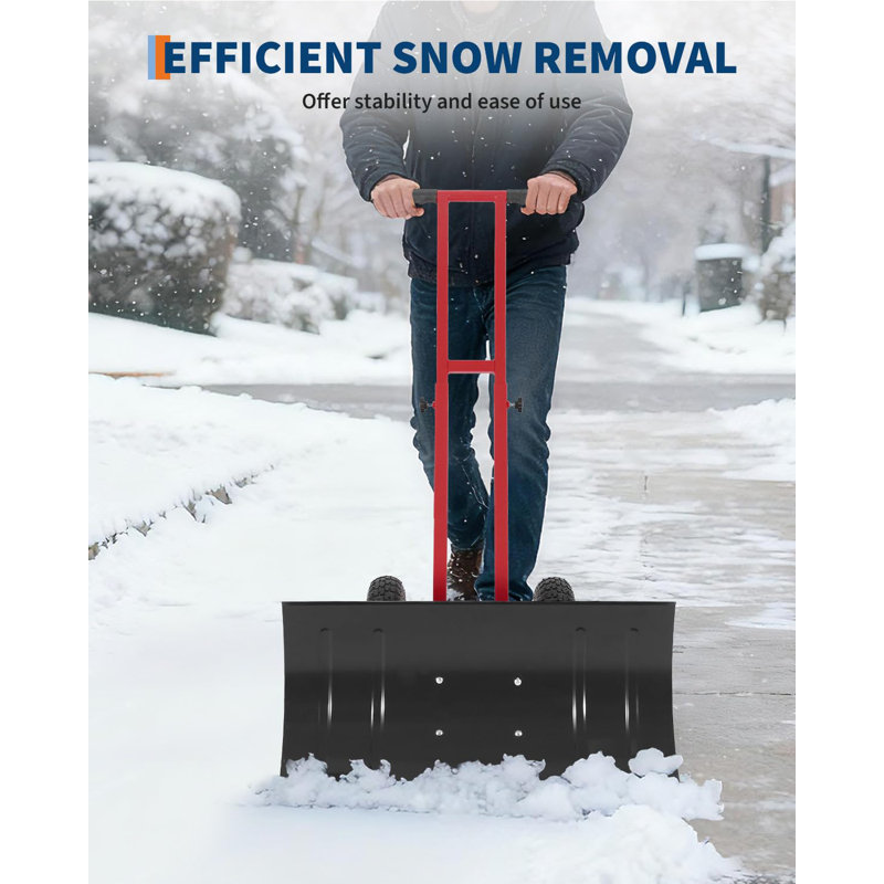 Adjustable Dustpans with Replaceable Head, Black&Red
