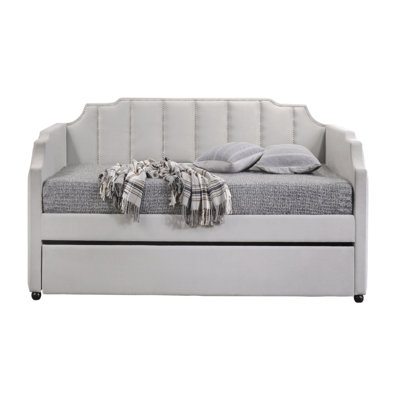 Lit de jour simple avec couchette Dove Grey
