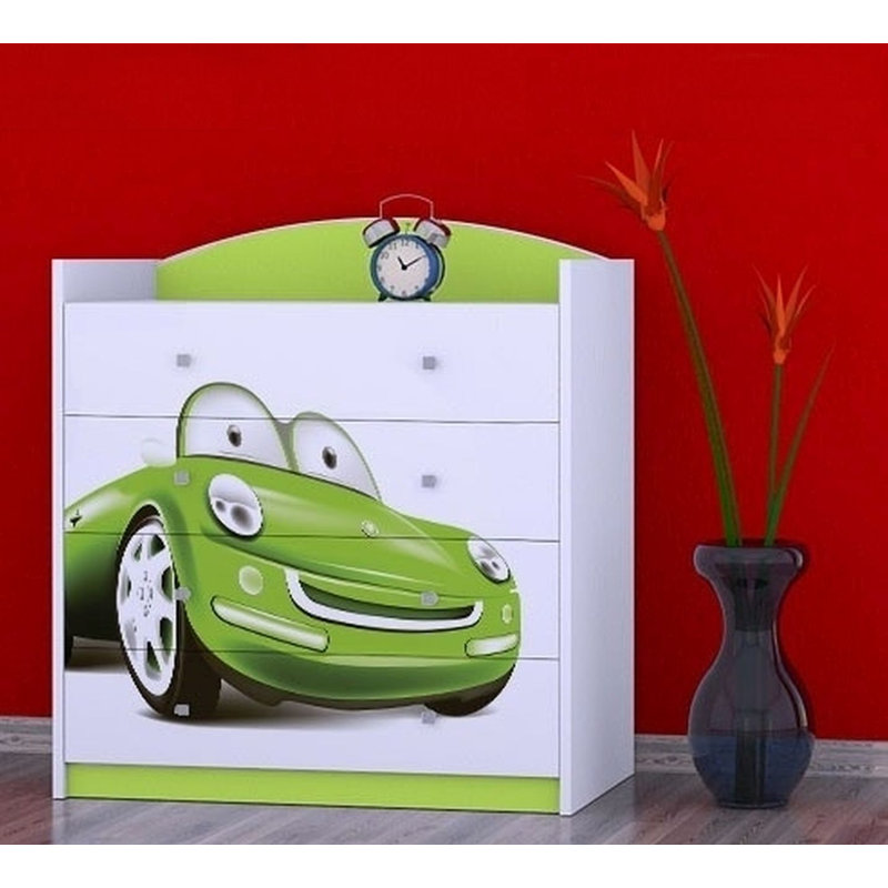 Newland Kids 4 - Drawer Chest, Green