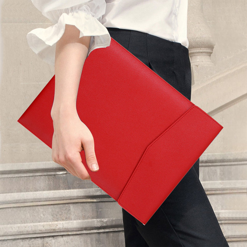Sac à dos en similicuir A4, Red