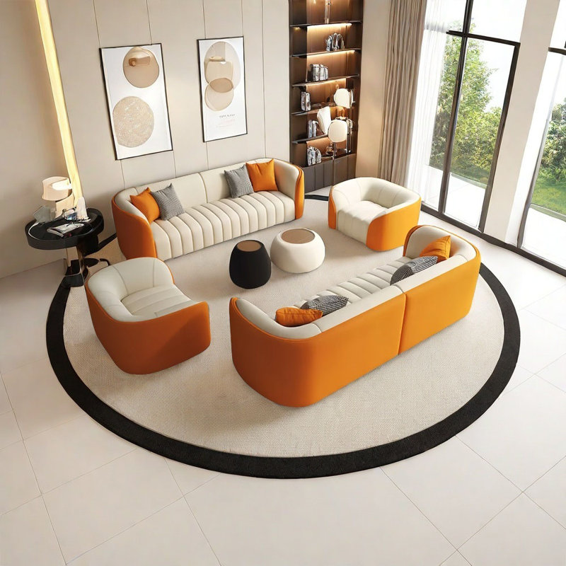Business light  luxury negotiation sofa
