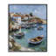 Giclée encadrée de bateaux de village italien, design par Franklyn Gregory-1522873129-1522873111