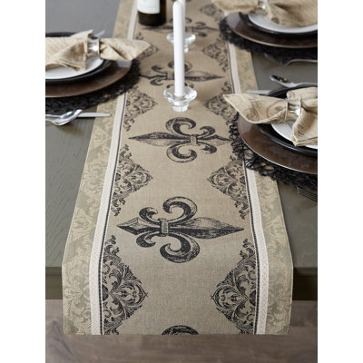 Johanson Damask 100% Cotton Table Runner