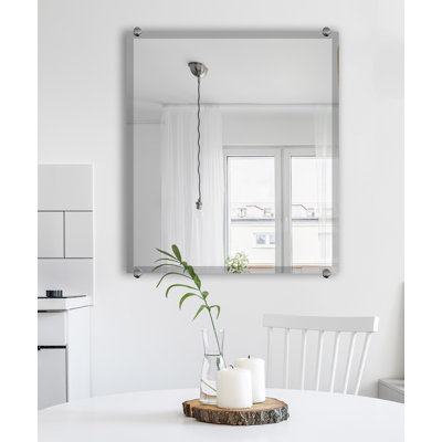 Mansell Beveled Frameless Wall Mirror