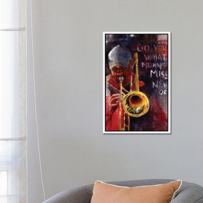 New Orleans Ephemera 1 Piece Painting on Canvas
