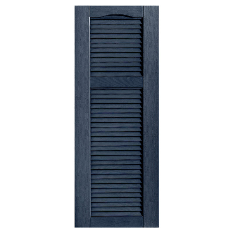 Paire de volets à persiennes style cathédrale, 65 po, Royal, 15 po