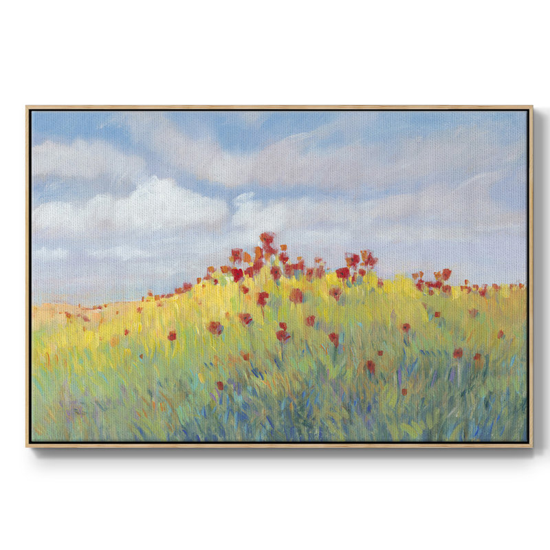Summer Breeze Meadow II, H 25 po x l 37 po x P 2 po, Bois naturel
