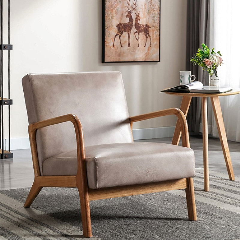 Fauteuil d'appoint Classic, Chameau clair