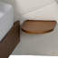 Lit en bois brun crème et noyer Bernice-1510633989