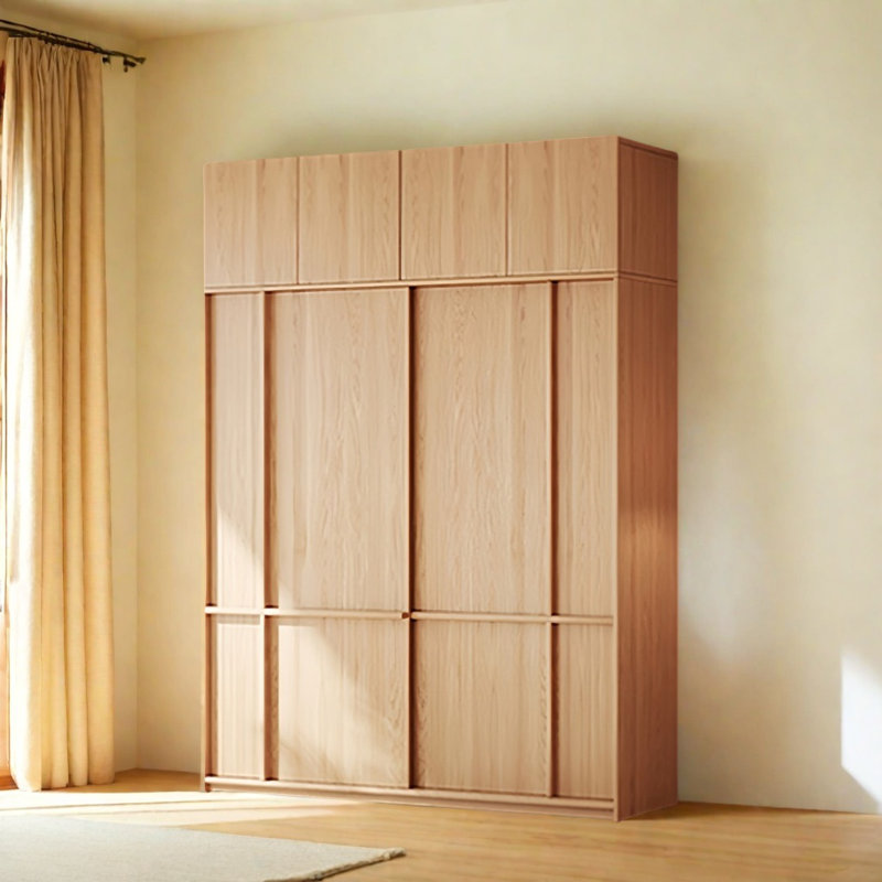 A Wardrobe With A Simple Design Sense, 98.43" H x 55.12" W x 23.62" D