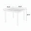 Ensemble repas d'extérieur en osier pour 4 personnes avec chaises confortables et table durable