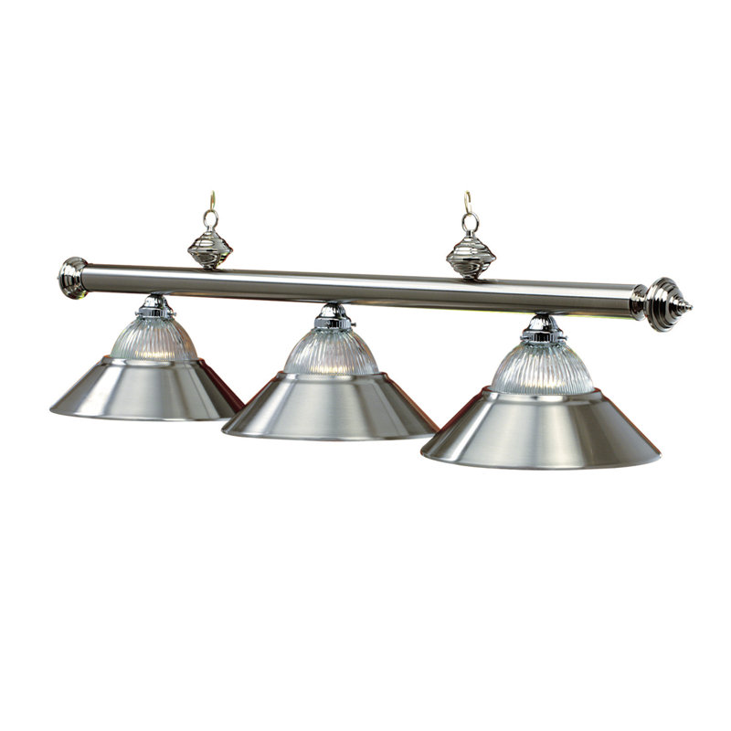 3 lumières de billard LT-54 ", Inoxydable