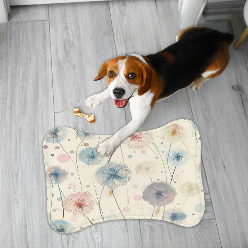 Tapis d'alimentation en forme d'os 1 pièce