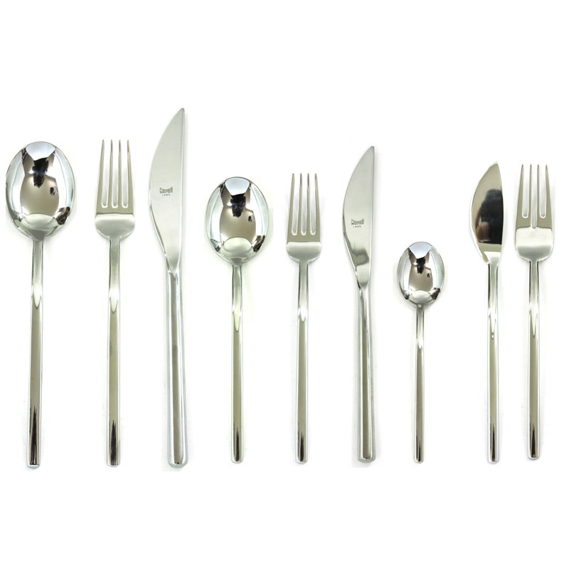 Sveva Flatware Set - 54 Pieces - Stainless Steel