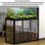 Industrial-Style Frameless Ultra-White Glass Aquarium Tank