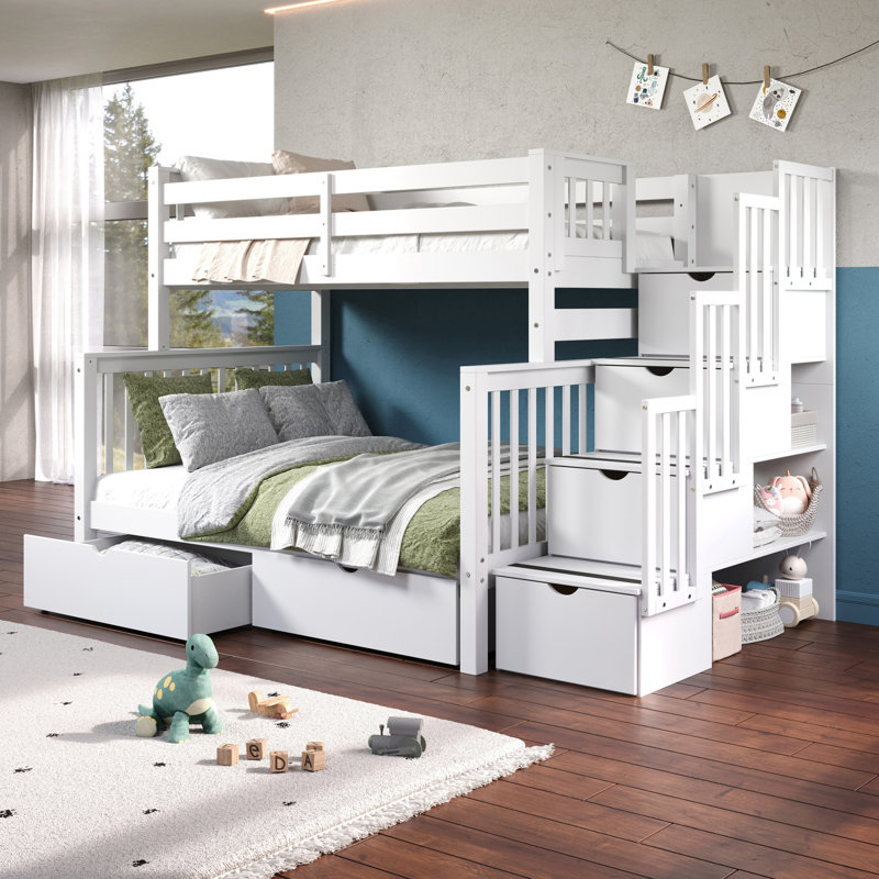 Tena Bunk Bed With Stairs