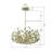 Maniteau 5 Light Champagne Green Tea Chandelier-1342464427