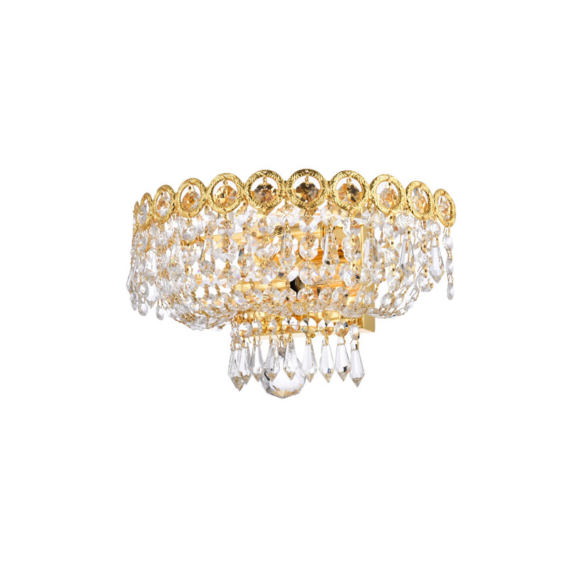 Plafonnier encastré 1 lumière Stoltz, Or, Coupe royale