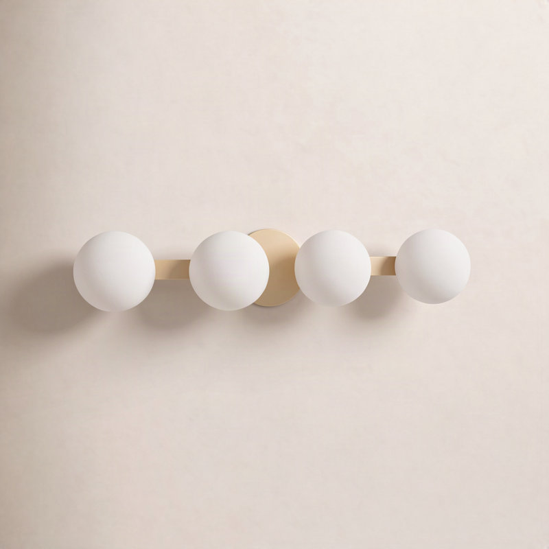 Baird 4 - Light Vanity Light, Aged Brass