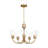 Miles Five Light Chandelier from Generation Lighting -2017914342-2017914337-2017914141
