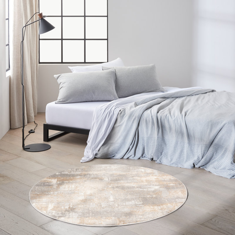 Southwestern Indoor / Outdoor Rug, Round 6'
