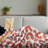 Ambesonne Sketchy Fleece Throw Blanket Question Marks Pattern Vermilion Ruby