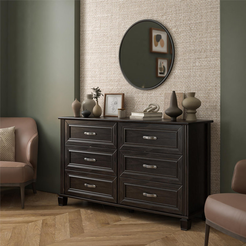 Hillview 6 Drawer Dresser, Espresso