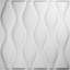 Panneaux muraux blancs H 19,625 po x l 19,625 po (paquet de 10)