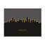 Art sur toile «Michael North Carolina Skyline Glow II» par Michael Tompsett-450147034