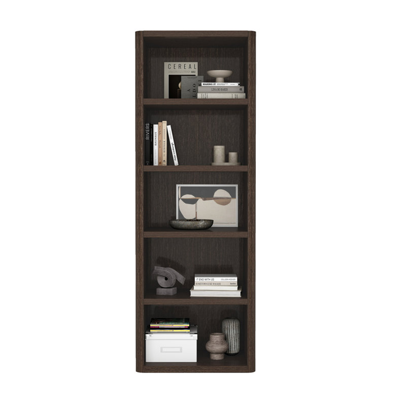 Bibliothèque ouverte 28 "en noyer foncé Rivington