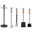 Pryer Iron Fireplace Tool Set